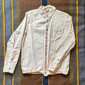 Iron & Resin Cream Casual Button Down Shirt
